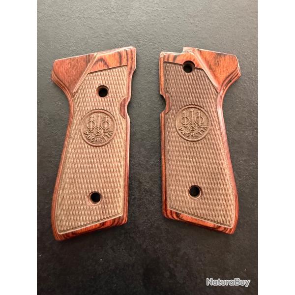 Plaquette bois beretta 92FS 92