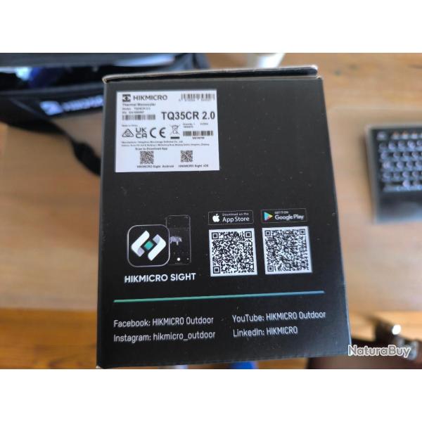 Monoculaire thermique clip-on HIKMICRO TQ35CR 2.0