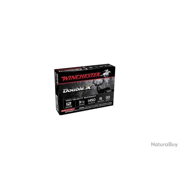 CHEVROTINES WINCHESTER DOUBLE X BUCKSHOT 12/89 15GR X5