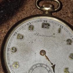 Montre &agrave; gousset "Chronom&egrave;tre" � m&eacute;canique
