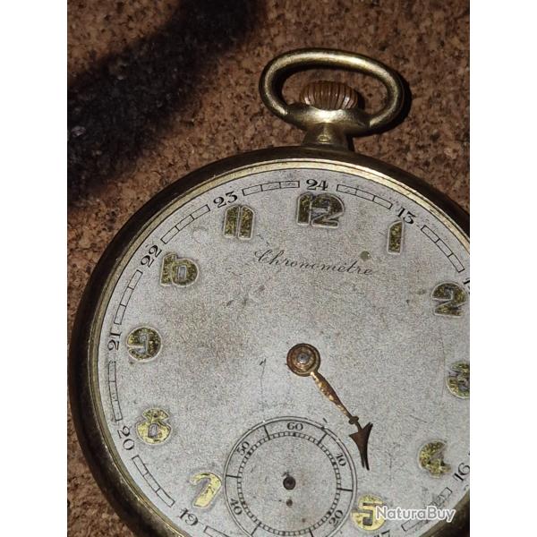 Montre � gousset "Chronom�tre" � m�canique
