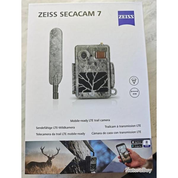 Cam�ra de chasse ZEISS Secacam 7 + boitier de protection + Cable antivol et cadenas de s�curit�