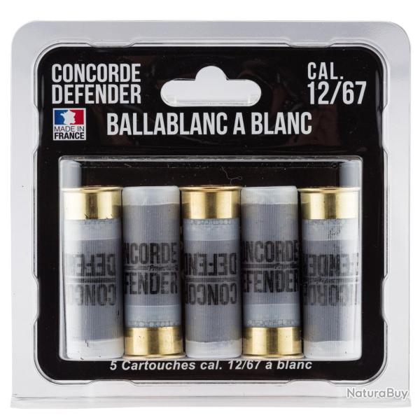 5 Cartouches Ballablanc Cal. 12/67 � Blanc