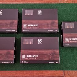 Lot de 5 boites RwS   KS 11,7 gr  Cal 8x68 S