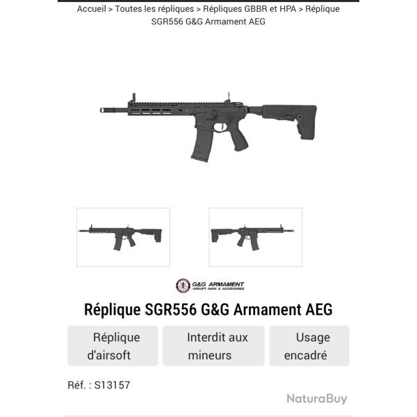 R�plique SGR556 G&G