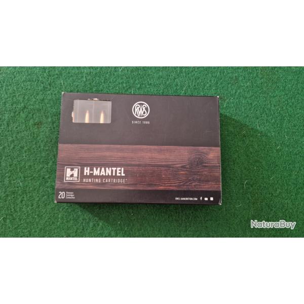1 boite de 20 balles RWS H mantel  12,8 gr  Cal 8x68 S