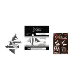 Lames de rechange pour pointes de chasse QAD Exodus 100 grains Full blades
