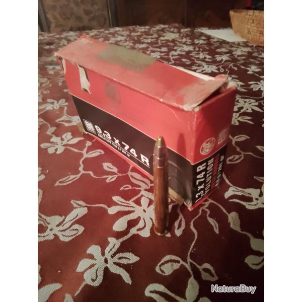 BOITE DE 16 MUNITIONS  9.3 X 74R RWS EVO 18.8 GR PORT OFFERT