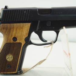 pistolet sig p228 plaquette bois 9x19