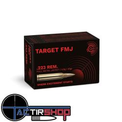Munitions GECO cal.223 Rem Target FMJ 55gr boite de 50