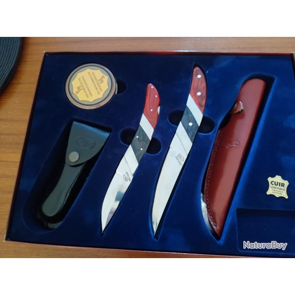 Coffret  duo mixte coutellerie d'art pradel