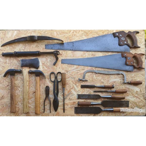 Lot d'outils de menuisier U.S Army Corps of Engineers seconde guerre mondiale