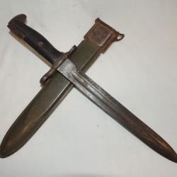 BAIONNETTE U.S. GARAND M.1 / FABRICATION U.F.H. 1943 / DIRECT GRENIER  !