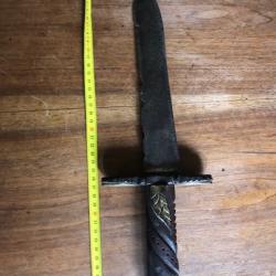 Fort couteau ethnique 41 cm