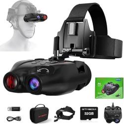 Lunettes de vision nocturnes, jumelles infrarouges grossissement X5.1� sans prix de r&eacute;serve !!!
