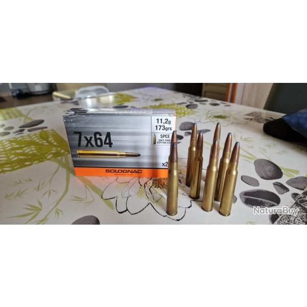 BALLES CARABINE CALIBRE 7X64