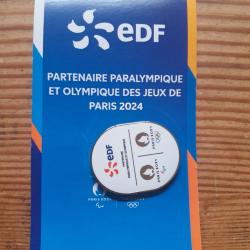 Pin's EDF Paris 2024