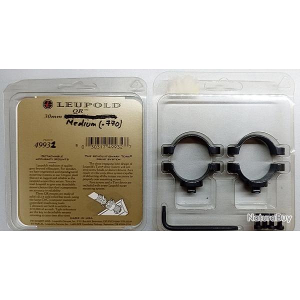 Collier Leupold QR 30mm (Amovible)