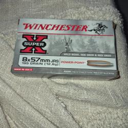 Vends munition 8x57 jrs winchester power point 3 boite neuve