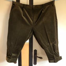 Knicker velours c&ocirc;tel&eacute; garrigue LMA