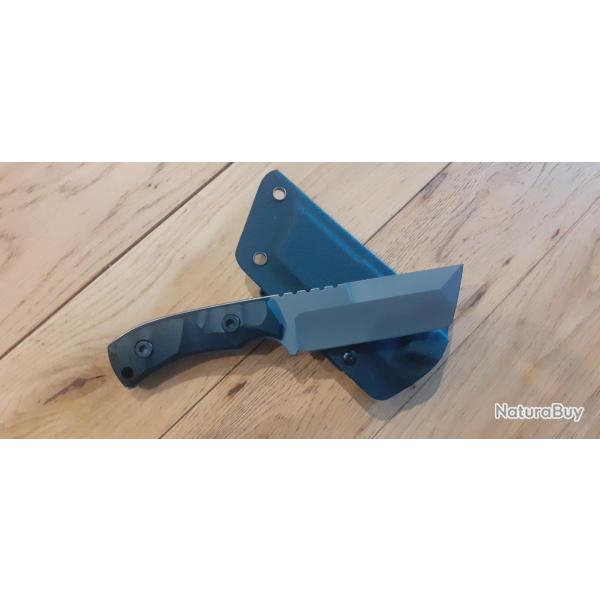 Couteau tactique � lame fixe, Bushcraft, outdoor, survie, chasse... (3)