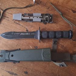 Couteau de survie vintage Jungle King 2 par AITOR, collector !!!