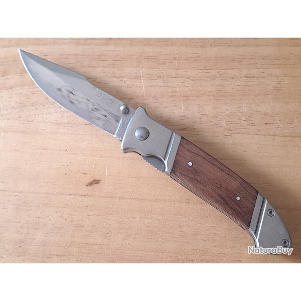 Couteau SOG Fielder (SOGFF30CP), manche bois, lame 7Cr13