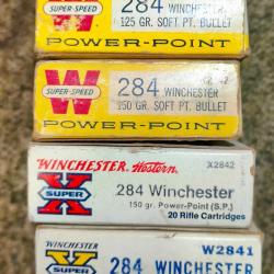 Bo&icirc;te de 20 cartouches cal 284 winchester !!! Rare !!!