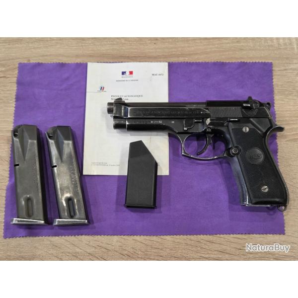 Pistolet Mas G1S en bon �tat (PAMAS), 2 chargeurs
