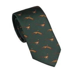 Cravates Flying Pheasant - British racing green