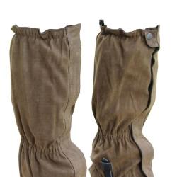 Gu&ecirc;tres de chasse en cuir - CE29 - Chasse El&eacute;gance - Vert / Taille unique