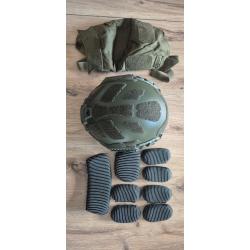 Casque balistique NIJ 3A + couvre casque