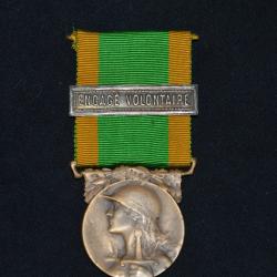 MEDAILLE COMMEMORATIVE-MODULE DE MORLON-POINCON LEON CHALIN-ENGAGE VOLONTAIRE-GRANDE GUERRE 1914/18