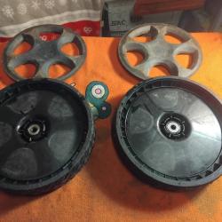 Roue compl&egrave;te arri&egrave;re tondeuse sterwing 46cm