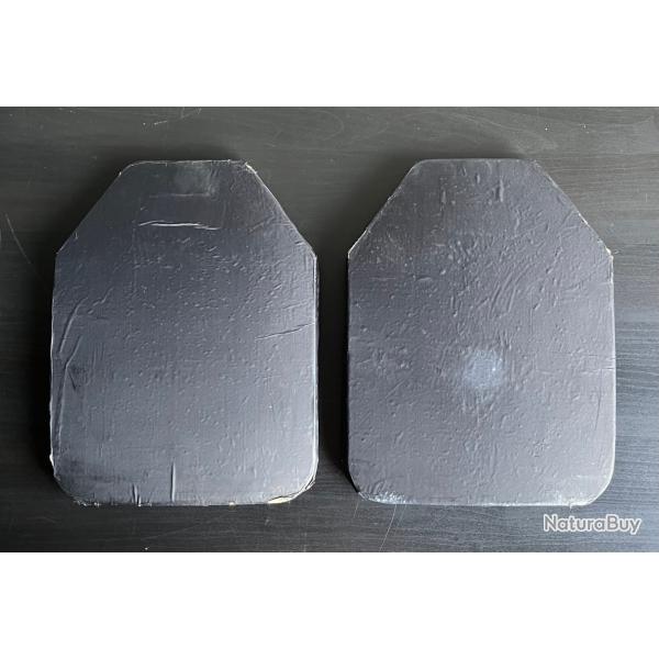 2 plaques balistiques militaire