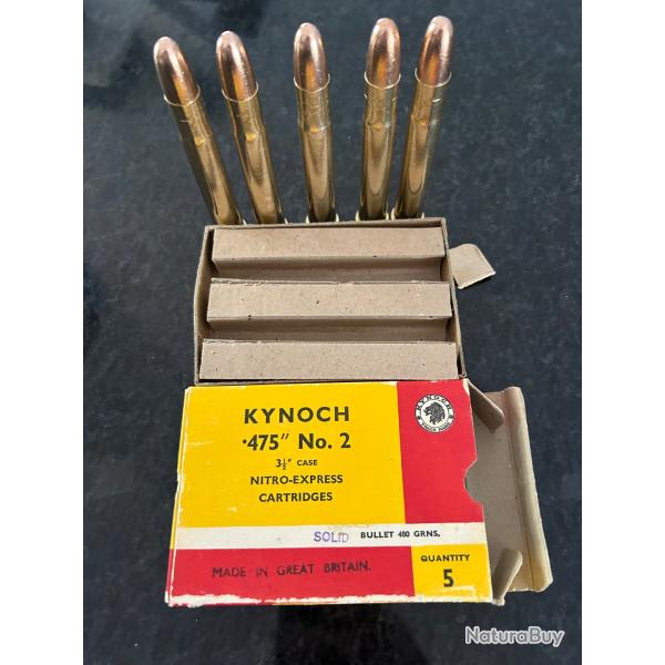 Bo�te de cartouche 475 N2 Kynoch - Blind�s - 1/2