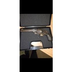 Smith Wesson 3rd mod&egrave;le calibre 38 SW et vis&eacute;e Lyman