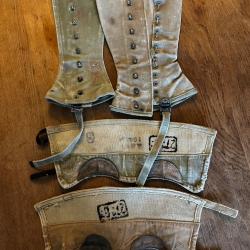 2 paires de gu&ecirc;tres WW2 / indo / arm&eacute;e fran&ccedil;aise / US