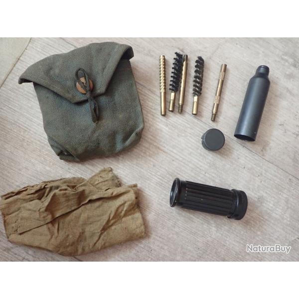 Pochette + outils pour entretien pistolets 9 mm Suisse (P210, P220...) + pot � graisse