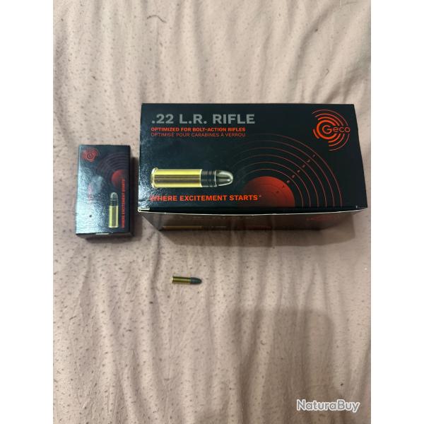 550 cartouches 22LR Geco