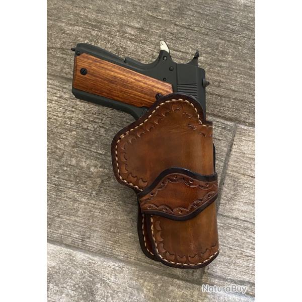 Holster en cuir pour colt 1911 wild bunch
