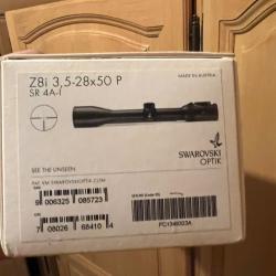Swarovski z8i 3,5-28x50 SR 4ai neuve avec afl anti bu&eacute;e neuf