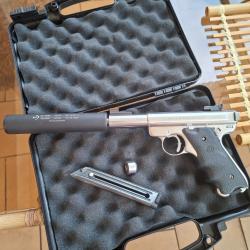 Ruger mark II TARGET INOX SILENCIEUX