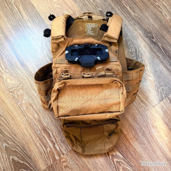 Gilet tactique de couleur coyote