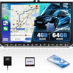 Autoradio Android 2+64G avec &Eacute;cran pour VW Passat B6 B7 2005-2014 CarPlay Sans Fil Android Auto, 2Go