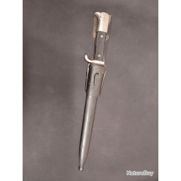 Tres belle baionnette de c�r�monie allemande k98 dite Extra-Seitengewehr. Rudolf Buchel / RBS �toil�