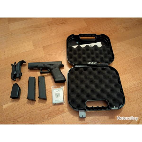 Glock 17 Gen4 FS - cal. 9x19 - Front Serrations et kit d�tente upgrade