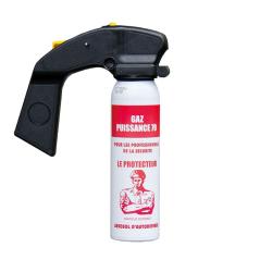 Promo Jusqu'au 30/09/2026 Bombe A&Eacute;ROSOL Lacrymog&egrave;ne GAZ CS 100 ML AVEC POIGN&Eacute;E