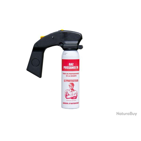 Promo Jusqu'au 30/09/2026 Bombe A�ROSOL Lacrymog�ne GAZ CS 100 ML AVEC POIGN�E