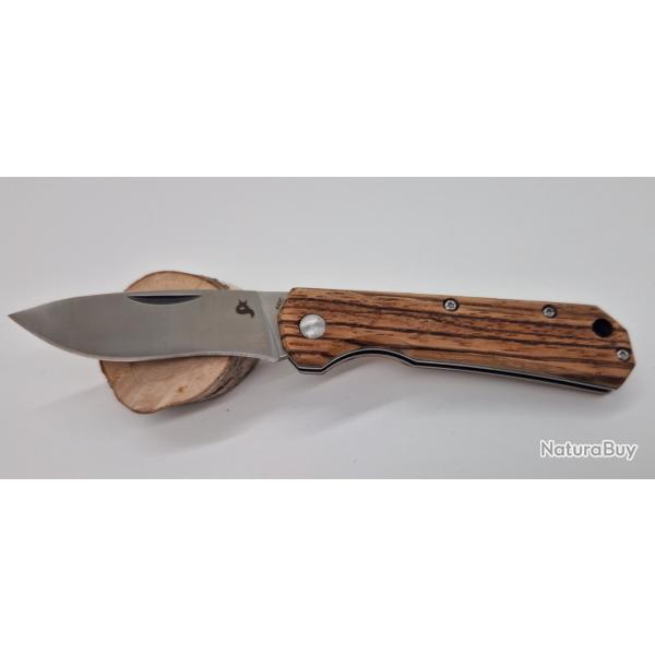 Couteau Black Fox BF-748 ZW Zebrawood